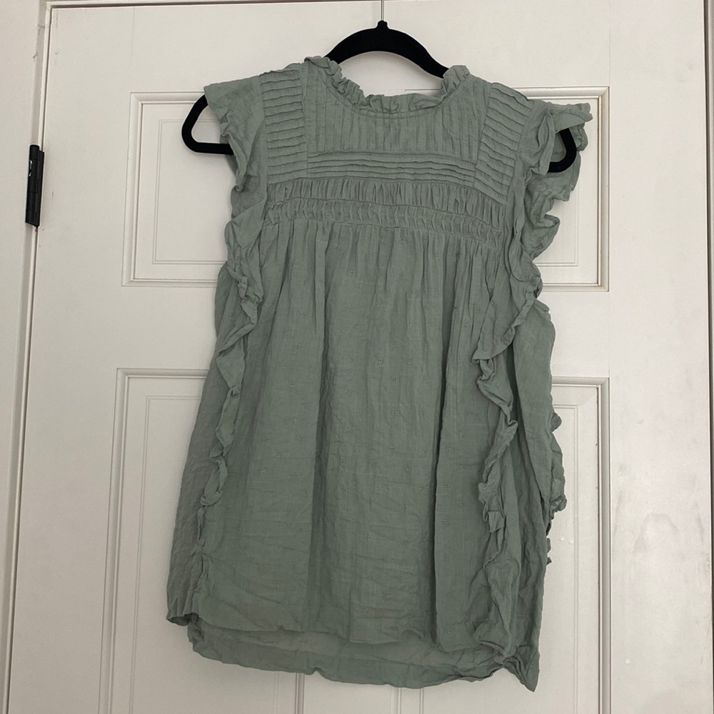 Sage Green Blouse